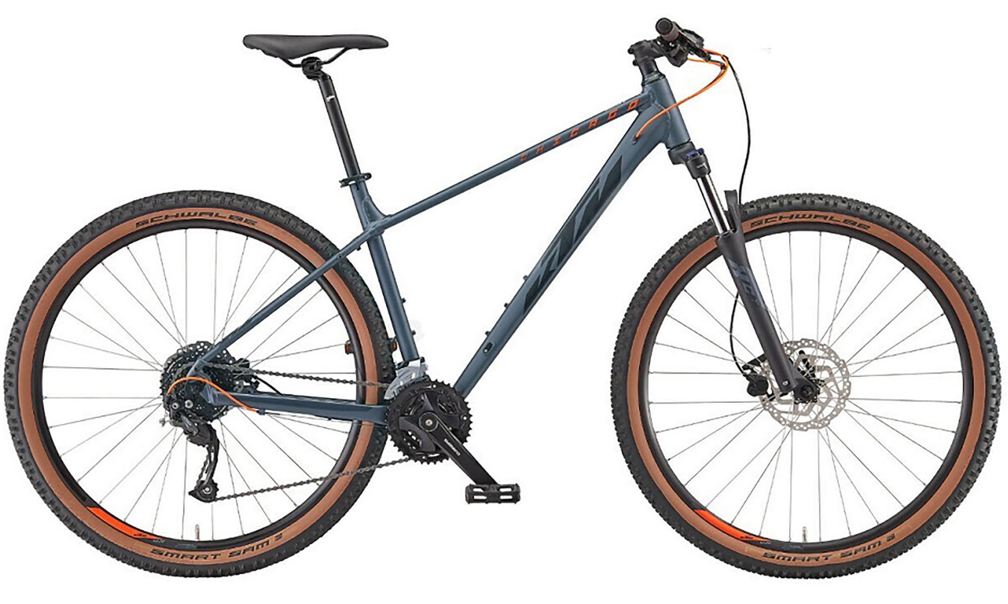Велосипед KTM CHICAGO 291 29", размер XXL, рама 22.5" (57 см), год 2026, серый матовый Велосипед KTM CHICAGO 291 29", размер XXL, рама 22.5" (57 см), год 2026, серый матовый